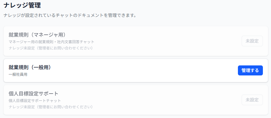 ナレッジ管理